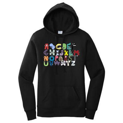 Villain Letter Abc Costumes Matching Evil Alphabet Lore Women's Pullover Hoodie