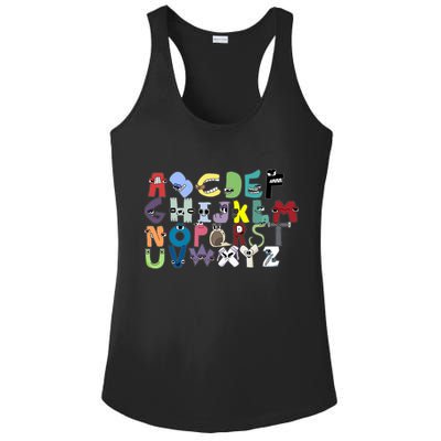 Villain Letter Abc Costumes Matching Evil Alphabet Lore Ladies PosiCharge Competitor Racerback Tank