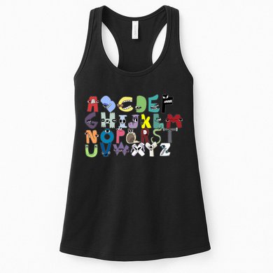 Villain Letter Abc Costumes Matching Evil Alphabet Lore Womens Tank Top