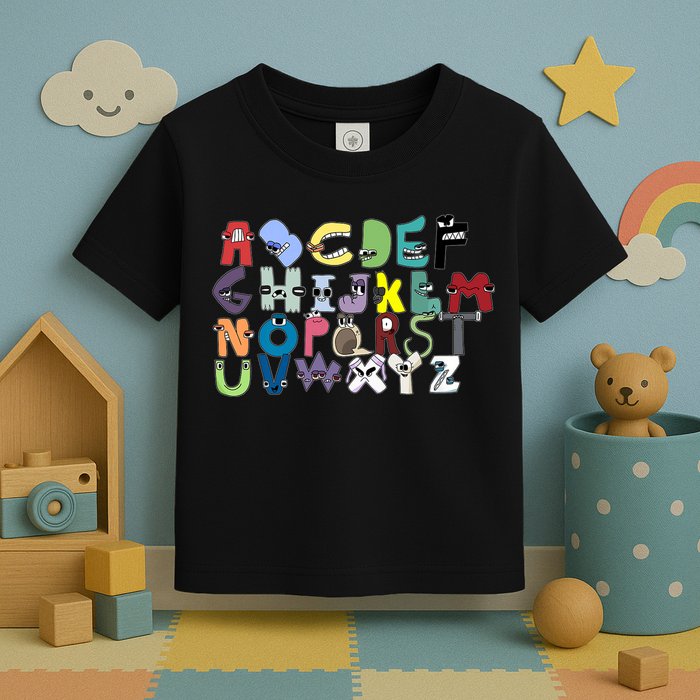 Villain Letter Abc Costumes Matching Evil Alphabet Lore Toddler T-Shirt