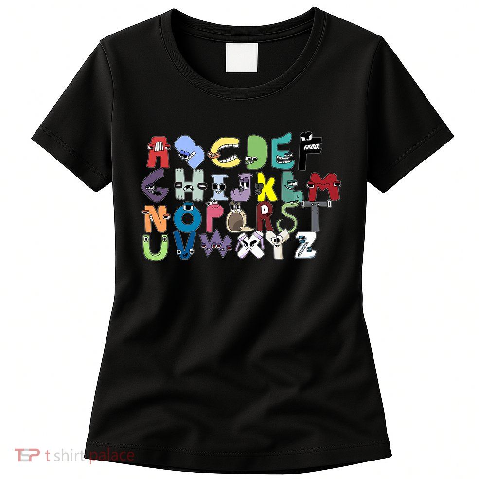 Villain Letter Abc Costumes Matching Evil Alphabet Lore Womens T-Shirt