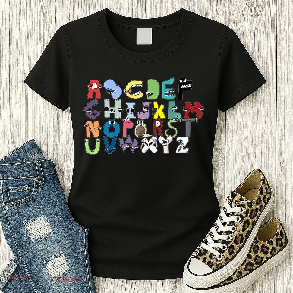 Villain Letter Abc Costumes Matching Evil Alphabet Lore Womens T-Shirt