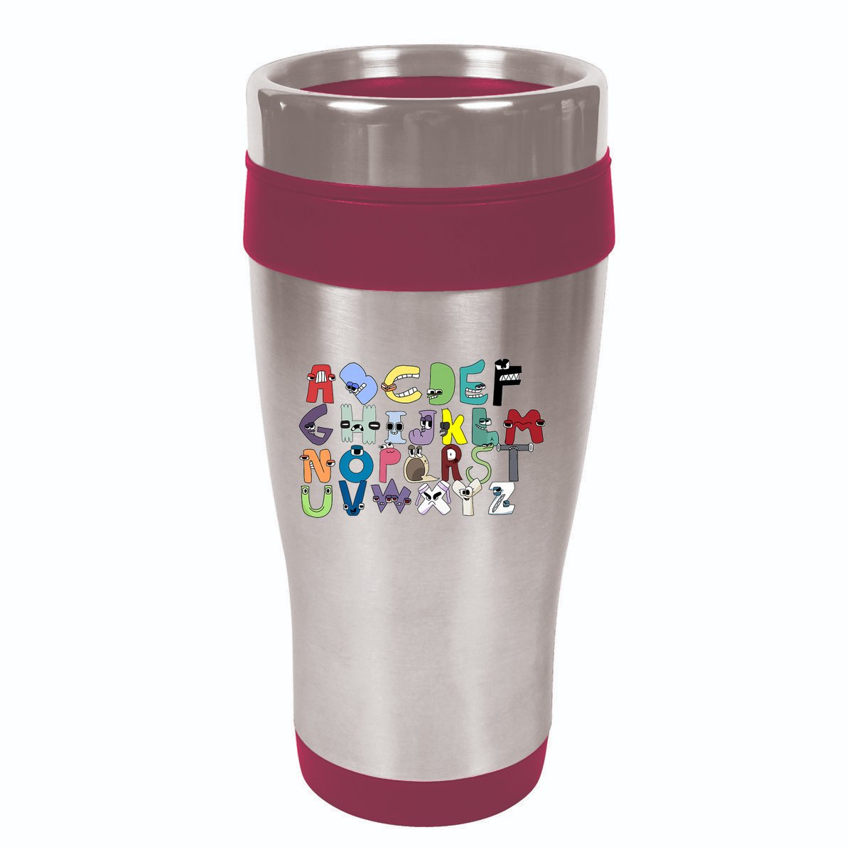 Villain Letter Abc Costumes Matching Evil Alphabet Lore 16oz Travel Tumbler