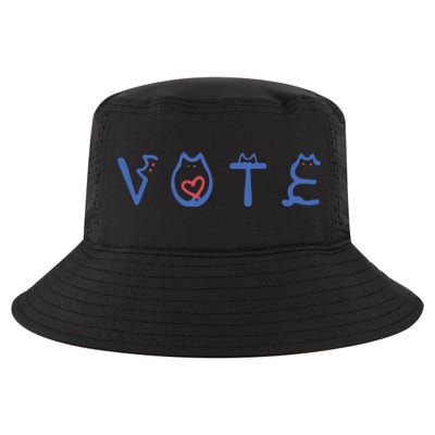 Vote Like A Childless Cat Lady Funny Voting Election 2024 Cool Comfort Performance Bucket Hat