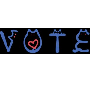 Vote Like A Childless Cat Lady Funny Voting Election 2024 Bumper Sticker