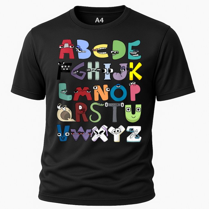 Villain Letter Abc Costume Boys Matching Evil Alphabet Lore Cooling Performance Crew T-Shirt