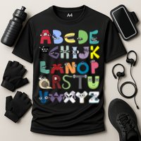 Villain Letter Abc Costume Boys Matching Evil Alphabet Lore Cooling Performance Crew T-Shirt