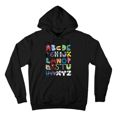 Villain Letter Abc Costume Boys Matching Evil Alphabet Lore Hoodie