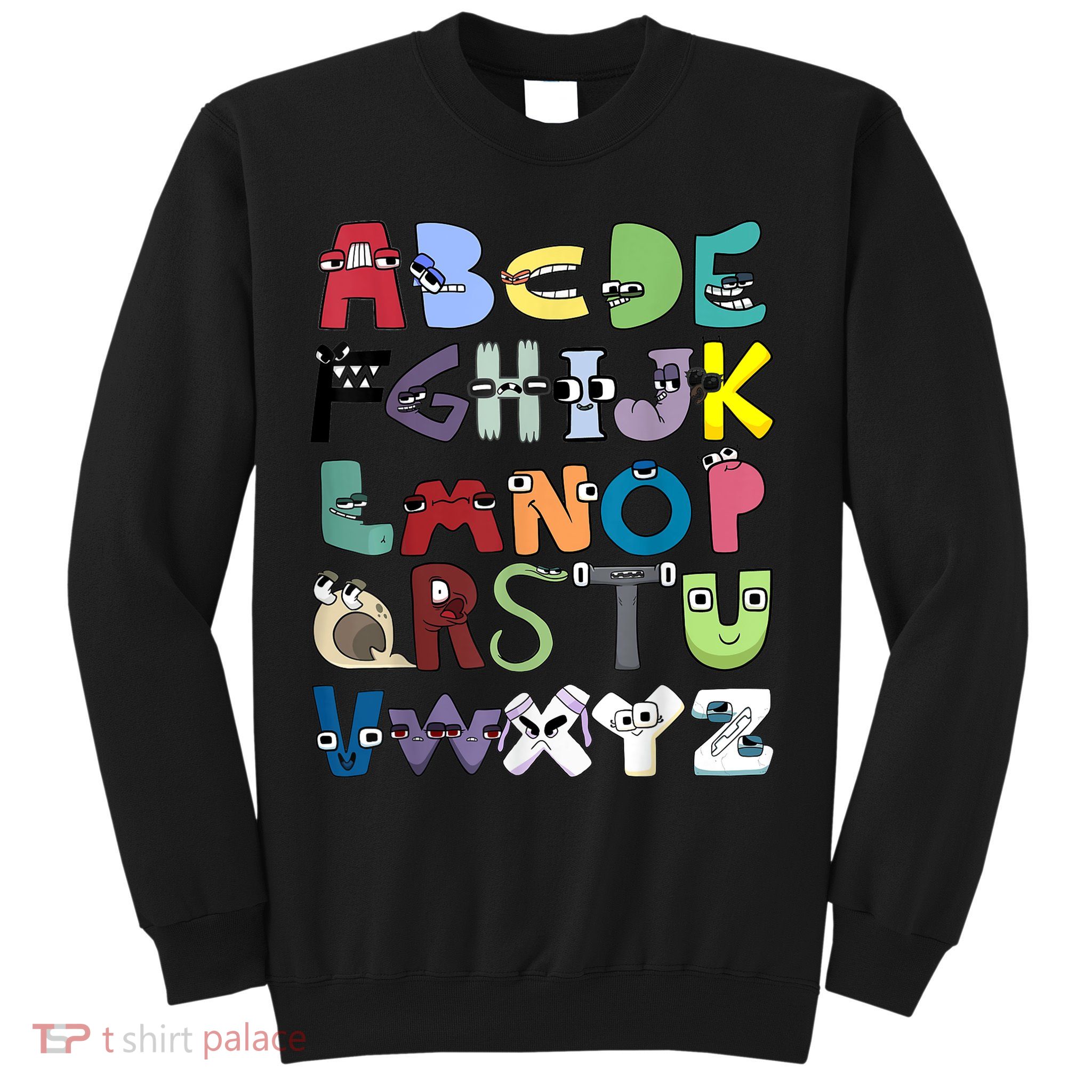 Villain Letter Abc Costume Boys Matching Evil Alphabet Lore Sweatshirt