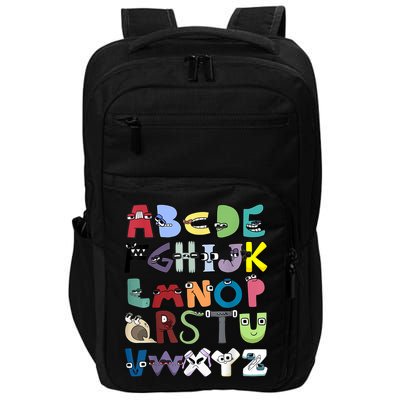 Villain Letter Abc Costume Boys Matching Evil Alphabet Lore Impact Tech Backpack