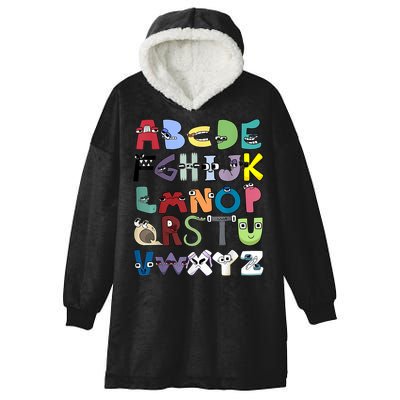 Villain Letter Abc Costume Boys Matching Evil Alphabet Lore Hooded Wearable Blanket