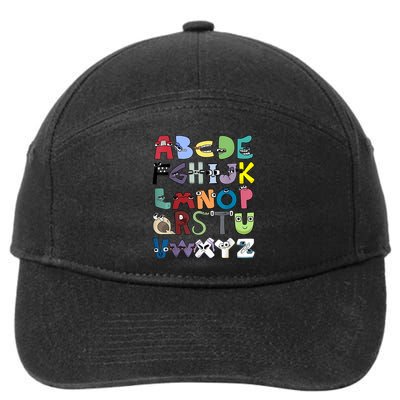 Villain Letter Abc Costume Boys Matching Evil Alphabet Lore 7-Panel Snapback Hat