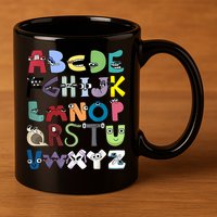 Villain Letter Abc Costume Boys Matching Evil Alphabet Lore 11oz C Handle Ceramic Mug