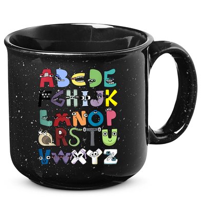 Villain Letter Abc Costume Boys Matching Evil Alphabet Lore 15oz Campfire Ceramic Mug
