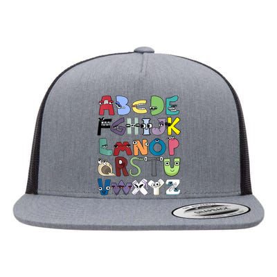 Villain Letter Abc Costume Boys Matching Evil Alphabet Lore Flat Bill Trucker Hat