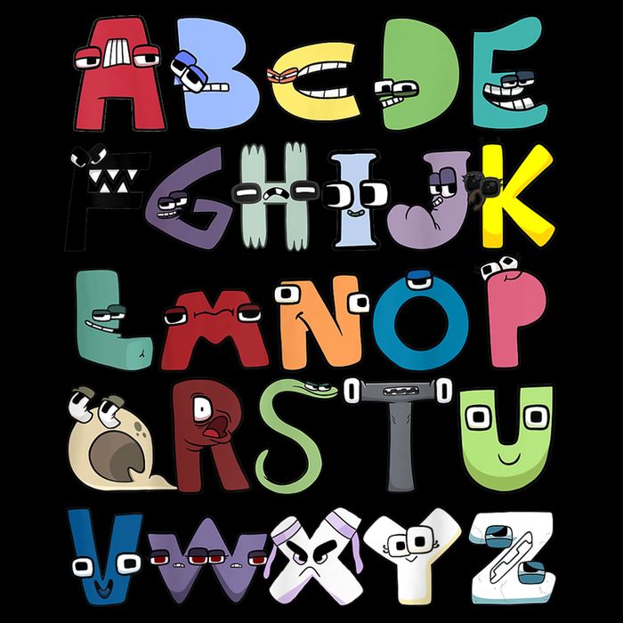 Villain Letter Abc Costume Boys Matching Evil Alphabet Lore Flatbill Hat