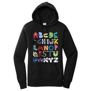 Villain Letter Abc Costume Boys Matching Evil Alphabet Lore Women's Pullover Hoodie