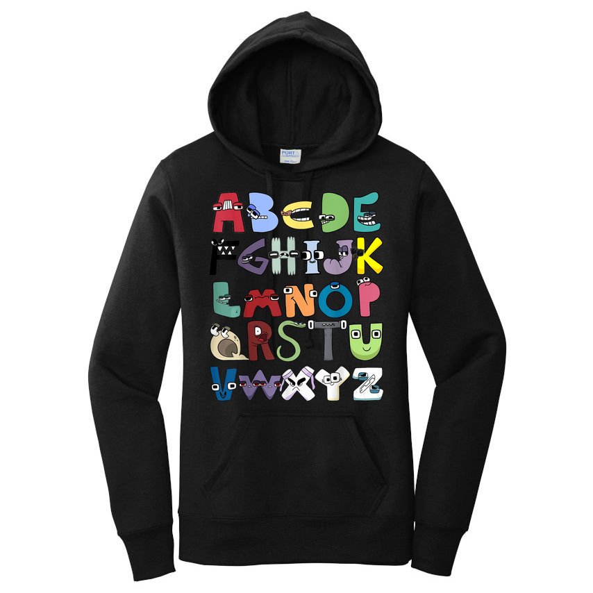 Villain Letter Abc Costume Boys Matching Evil Alphabet Lore Women's Pullover Hoodie