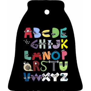 Villain Letter Abc Costume Boys Matching Evil Alphabet Lore Ceramic Bell Ornament