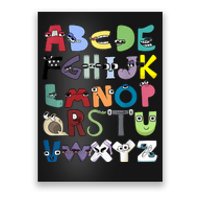 Villain Letter Abc Costume Boys Matching Evil Alphabet Lore Poster