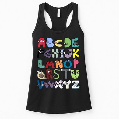 Villain Letter Abc Costume Boys Matching Evil Alphabet Lore Womens Tank Top