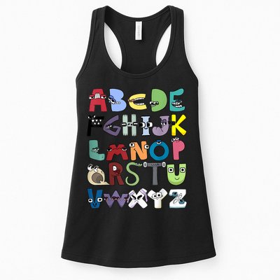 Villain Letter Abc Costume Boys Matching Evil Alphabet Lore Womens Tank Top
