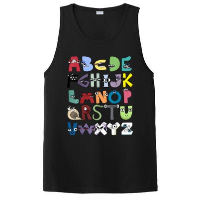 Villain Letter Abc Costume Boys Matching Evil Alphabet Lore PosiCharge Competitor Tank