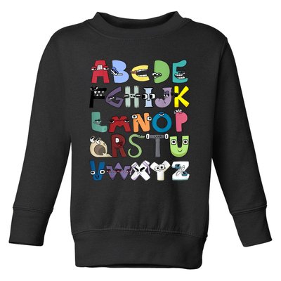 Villain Letter Abc Costume Boys Matching Evil Alphabet Lore Toddler Sweatshirt