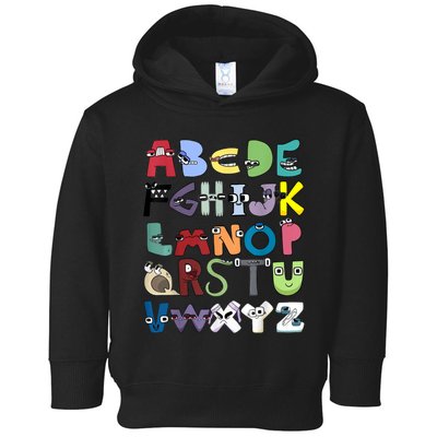 Villain Letter Abc Costume Boys Matching Evil Alphabet Lore Toddler Hoodie