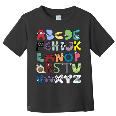 Villain Letter Abc Costume Boys Matching Evil Alphabet Lore Toddler T-Shirt