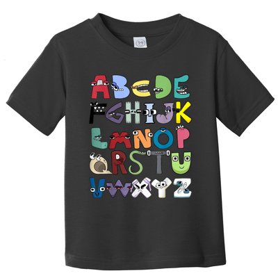 Villain Letter Abc Costume Boys Matching Evil Alphabet Lore Toddler T-Shirt