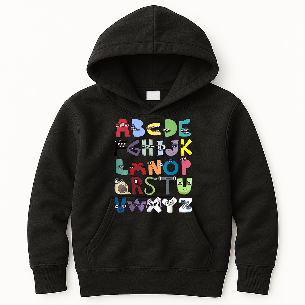 Villain Letter Abc Costume Boys Matching Evil Alphabet Lore Kids Hoodie