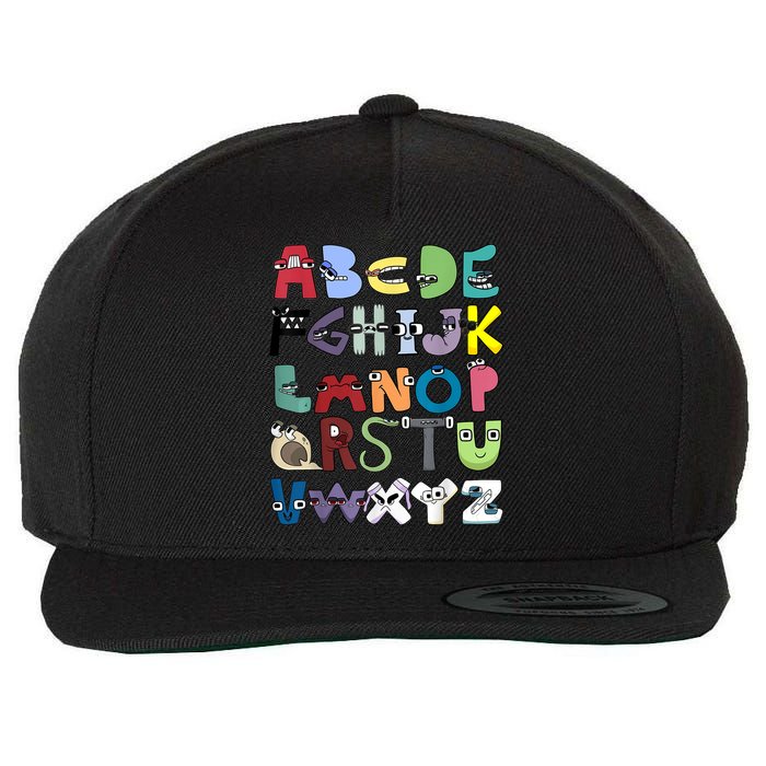 Villain Letter Abc Costume Boys Matching Evil Alphabet Lore Wool Snapback Cap