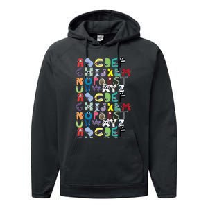 Villain Letter Abc Costume Boys Matching Evil Alphabet Lore Performance Fleece Hoodie