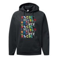 Villain Letter Abc Costume Boys Matching Evil Alphabet Lore Performance Fleece Hoodie