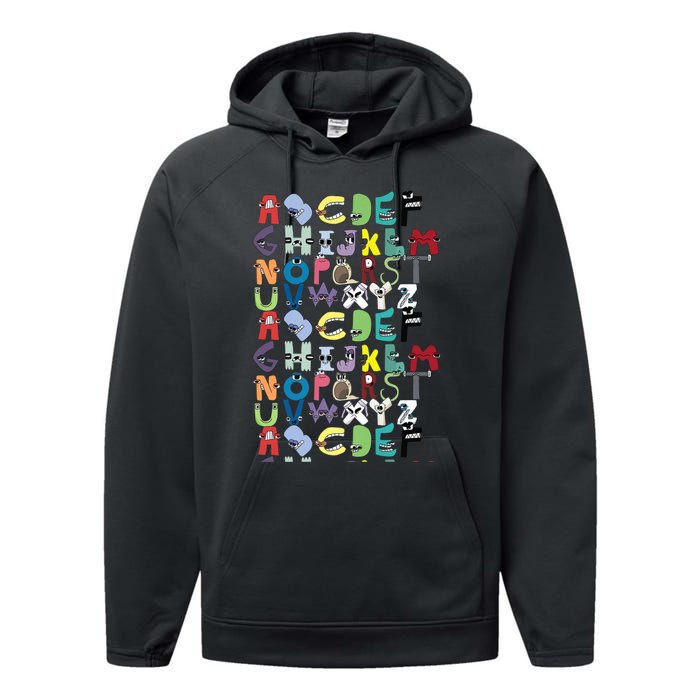 Villain Letter Abc Costume Boys Matching Evil Alphabet Lore Performance Fleece Hoodie