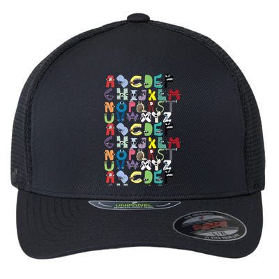 Villain Letter Abc Costume Boys Matching Evil Alphabet Lore Flexfit Unipanel Trucker Cap