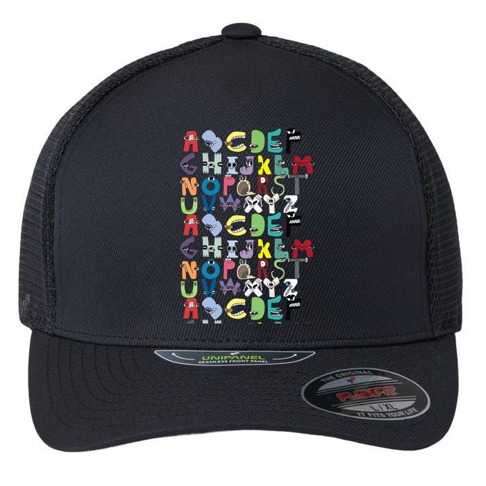 Villain Letter Abc Costume Boys Matching Evil Alphabet Lore Flexfit Unipanel Trucker Cap