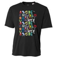 Villain Letter Abc Costume Boys Matching Evil Alphabet Lore Cooling Performance Crew T-Shirt