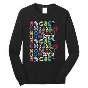 Villain Letter Abc Costume Boys Matching Evil Alphabet Lore Long Sleeve Shirt