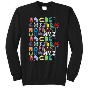 Villain Letter Abc Costume Boys Matching Evil Alphabet Lore Sweatshirt