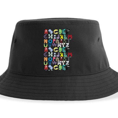 Villain Letter Abc Costume Boys Matching Evil Alphabet Lore Sustainable Bucket Hat