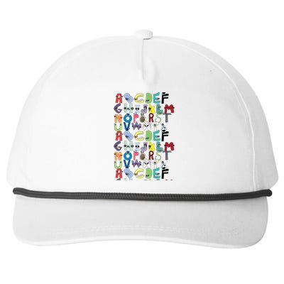 Villain Letter Abc Costume Boys Matching Evil Alphabet Lore Snapback Five-Panel Rope Hat