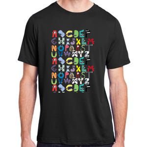 Villain Letter Abc Costume Boys Matching Evil Alphabet Lore Adult ChromaSoft Performance T-Shirt