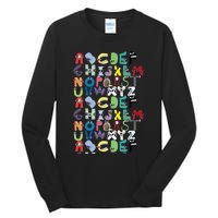 Villain Letter Abc Costume Boys Matching Evil Alphabet Lore Tall Long Sleeve T-Shirt