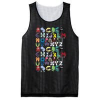 Villain Letter Abc Costume Boys Matching Evil Alphabet Lore Mesh Reversible Basketball Jersey Tank