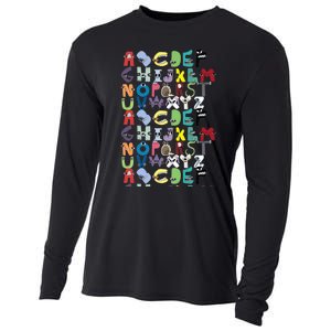 Villain Letter Abc Costume Boys Matching Evil Alphabet Lore Cooling Performance Long Sleeve Crew