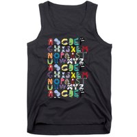 Villain Letter Abc Costume Boys Matching Evil Alphabet Lore Tank Top