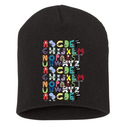 Villain Letter Abc Costume Boys Matching Evil Alphabet Lore Short Acrylic Beanie