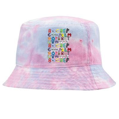 Villain Letter Abc Costume Boys Matching Evil Alphabet Lore Tie-Dyed Bucket Hat